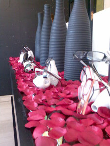 decoración en escaparate de óptica, por entrescaparates, foto 1