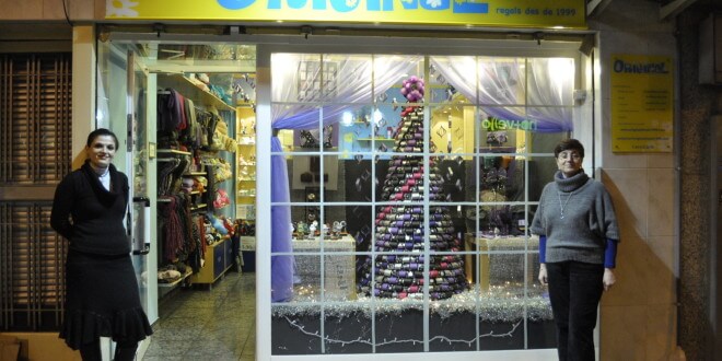 Escaparate de Navidad 2010, Original
