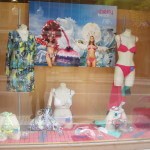 escaparate de verano, lenceria ninfas