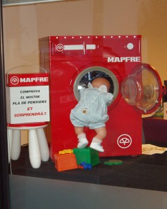 escaparate promocional MAPFRE de Vilassar de Mar, foto 1