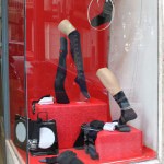 campaña de venta de calcetines en tienda de ropa laboral