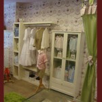 decoración interior en el comercio de moda infantil Badum Badero, por Neli
