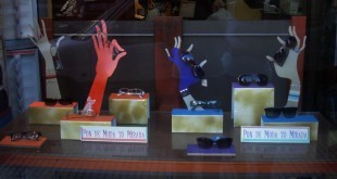 gafas, escaparate optica