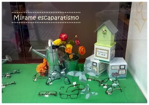escaparate de primavera en óptica Reina, foto 2