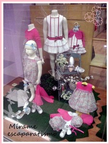 Escaparate de primavera en la tienda de moda infantil Bolboreta, foto 2