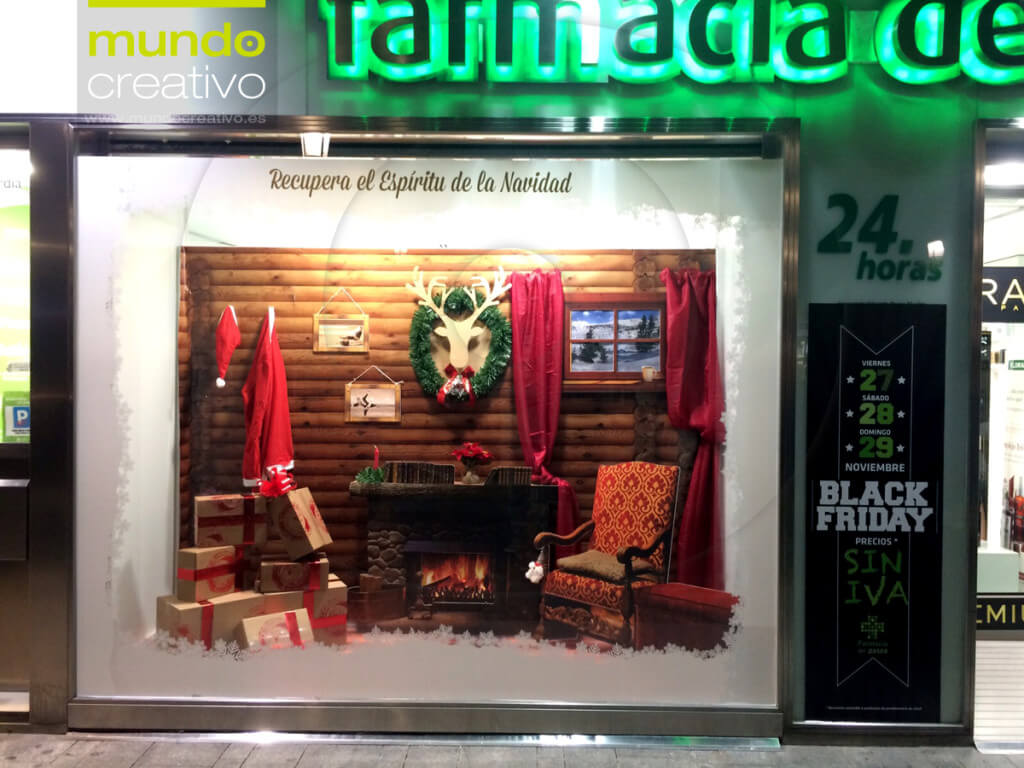 Escaparate de la temporada navideña realizado por Mundo Creativo, foto 3