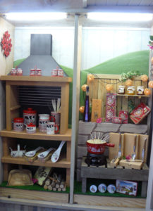 escaparate culinario, escaparatismo y visual merchandising por Miquel Pizarro, Valle de Arán