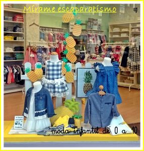 frescor y color en escaparate de moda infantil primavera-verano, foto 3