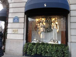 inspiración con escaparates navideños de Paris